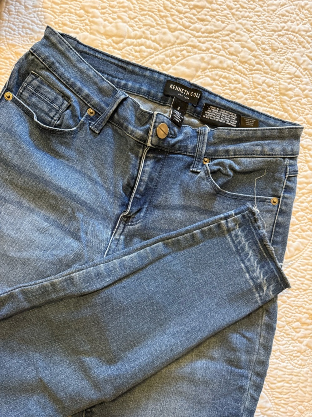 Kenneth Cole Women’s Slim Indigo Blue Skinny Jeans